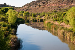 The Verde River in the Verde Valley